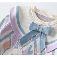 Load image into Gallery viewer, Baby Kid Girls Cartoon Bow Crochet Sweaters Knitwear Wholesale 220819243
