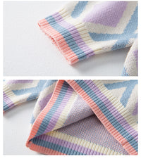 Load image into Gallery viewer, Baby Kid Girls Cartoon Bow Crochet Sweaters Knitwear Wholesale 220819243
