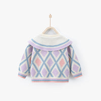 Load image into Gallery viewer, Baby Kid Girls Cartoon Bow Crochet Sweaters Knitwear Wholesale 220819243
