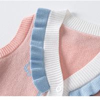 Load image into Gallery viewer, Baby Kid Girls Cartoon Crochet Vests Waistcoats Knitwear Wholesale 220819244
