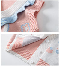 Load image into Gallery viewer, Baby Kid Girls Cartoon Crochet Vests Waistcoats Knitwear Wholesale 220819244
