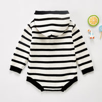 Load image into Gallery viewer, Baby Boys Striped Crochet Knitwear Rompers Wholesale 220819250
