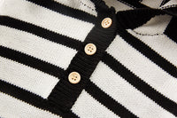 Load image into Gallery viewer, Baby Boys Striped Crochet Knitwear Rompers Wholesale 220819250
