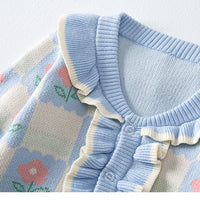 Load image into Gallery viewer, Baby Kid Girls Flower Cartoon Crochet Cardigan Wholesale 220819256
