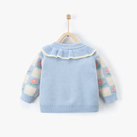 Load image into Gallery viewer, Baby Kid Girls Flower Cartoon Crochet Cardigan Wholesale 220819256
