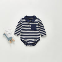 Load image into Gallery viewer, Baby Boys Striped Rompers Wholesale 22081932
