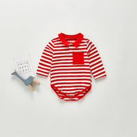 Load image into Gallery viewer, Baby Boys Striped Rompers Wholesale 22081932
