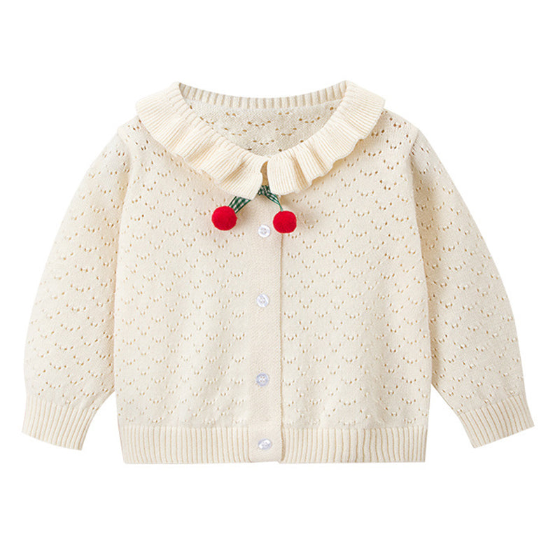Baby Kid Girls Crochet Cardigan Wholesale 220819332