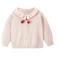 Load image into Gallery viewer, Baby Kid Girls Crochet Cardigan Wholesale 220819332
