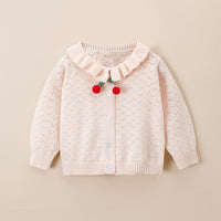 Load image into Gallery viewer, Baby Kid Girls Crochet Cardigan Wholesale 220819332
