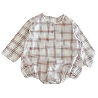 Load image into Gallery viewer, Baby Boys Striped Checked Rompers Wholesale 220819349

