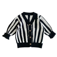 Load image into Gallery viewer, Baby Boys Zebra Print Cardigan Wholesale 220819363
