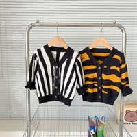 Load image into Gallery viewer, Baby Boys Zebra Print Cardigan Wholesale 220819363

