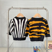 Load image into Gallery viewer, Baby Boys Zebra Print Cardigan Wholesale 220819363
