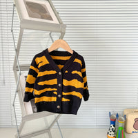 Load image into Gallery viewer, Baby Boys Zebra Print Cardigan Wholesale 220819363
