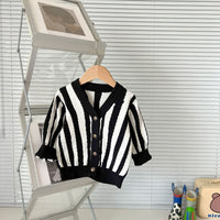 Load image into Gallery viewer, Baby Boys Zebra Print Cardigan Wholesale 220819363
