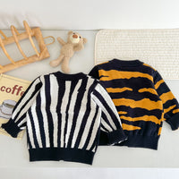 Load image into Gallery viewer, Baby Boys Zebra Print Cardigan Wholesale 220819363
