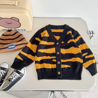 Load image into Gallery viewer, Baby Boys Zebra Print Cardigan Wholesale 220819363
