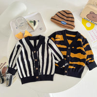 Load image into Gallery viewer, Baby Boys Zebra Print Cardigan Wholesale 220819363

