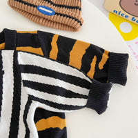 Load image into Gallery viewer, Baby Boys Zebra Print Cardigan Wholesale 220819363

