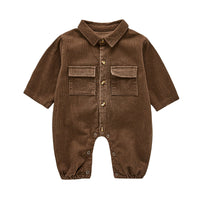 Load image into Gallery viewer, Baby Girls Solid Color Jumpsuits Wholesale 22081937
