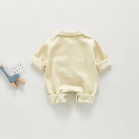 Load image into Gallery viewer, Baby Girls Solid Color Jumpsuits Wholesale 22081937
