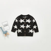 Load image into Gallery viewer, Baby Boys Star Crochet Cardigan Knitwear Wholesale 22081938
