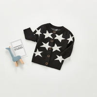 Load image into Gallery viewer, Baby Boys Star Crochet Cardigan Knitwear Wholesale 22081938
