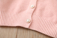 Load image into Gallery viewer, Baby Kid Girls Flower Embroidered Cardigan Knitwear Wholesale 220819409
