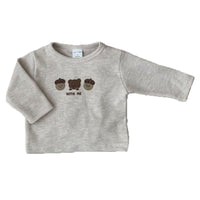 Load image into Gallery viewer, Baby Unisex Animals Cartoon Muslin&amp;Ribbed Print Tops Wholesale 220819453
