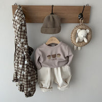 Load image into Gallery viewer, Baby Unisex Animals Cartoon Muslin&amp;Ribbed Print Tops Wholesale 220819453
