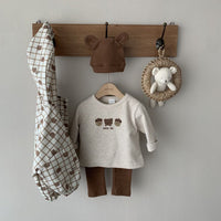 Load image into Gallery viewer, Baby Unisex Animals Cartoon Muslin&amp;Ribbed Print Tops Wholesale 220819453
