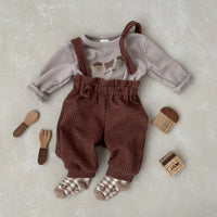 Load image into Gallery viewer, Baby Unisex Animals Cartoon Muslin&amp;Ribbed Print Tops Wholesale 220819453
