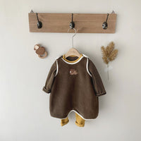 Load image into Gallery viewer, Baby Boys Animals Embroidered Rompers Wholesale 220819485

