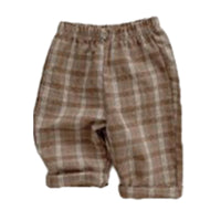 Load image into Gallery viewer, Baby Boys Checked Pants Wholesale 220819488
