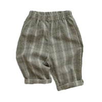 Load image into Gallery viewer, Baby Boys Checked Pants Wholesale 220819488
