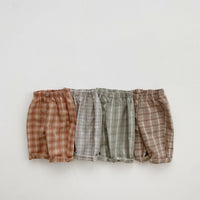 Load image into Gallery viewer, Baby Boys Checked Pants Wholesale 220819488
