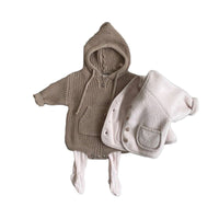 Load image into Gallery viewer, Baby Kid Unisex Solid Color Crochet Rompers Wholesale 220819518
