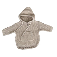 Load image into Gallery viewer, Baby Kid Unisex Solid Color Crochet Rompers Wholesale 220819518
