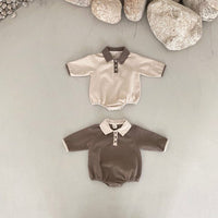 Load image into Gallery viewer, Baby Kid Boys Color-blocking Rompers Wholesale 220819519
