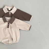 Load image into Gallery viewer, Baby Kid Boys Color-blocking Rompers Wholesale 220819519
