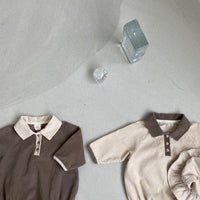 Load image into Gallery viewer, Baby Kid Boys Color-blocking Rompers Wholesale 220819519
