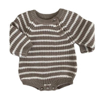 Load image into Gallery viewer, Baby Kid Unisex Striped Crochet Rompers Wholesale 220819520
