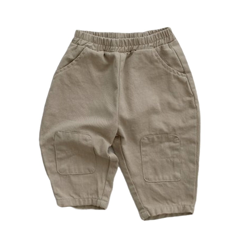 Baby Kid Boys Solid Color Pants Wholesale 220819530