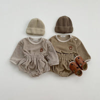 Load image into Gallery viewer, 2 Pieces Set Baby Kid Boys Cartoon Tops And Solid Color Shorts Wholesale 220819531
