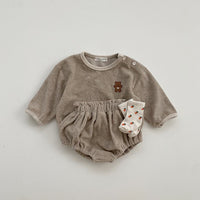 Load image into Gallery viewer, 2 Pieces Set Baby Kid Boys Cartoon Tops And Solid Color Shorts Wholesale 220819531
