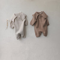 Load image into Gallery viewer, Baby Girls Solid Color Jumpsuits Wholesale 220819553
