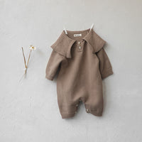 Load image into Gallery viewer, Baby Girls Solid Color Jumpsuits Wholesale 220819553
