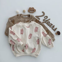 Load image into Gallery viewer, 2 Pieces Set Baby Kid Unisex Letters Animals Print Tops And Pants Wholesale 220819571

