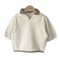 Load image into Gallery viewer, Baby Kid Unisex Solid Color Crochet Tops Wholesale 220819578
